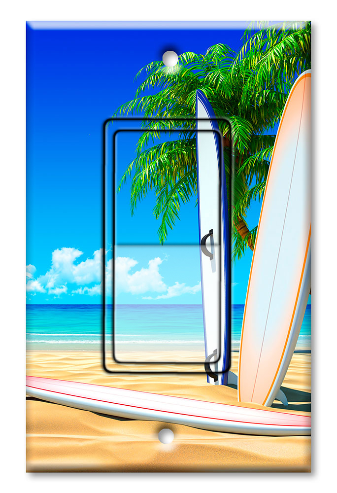 Surf Boards on the Beach - #2814