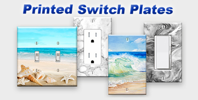 Art Plates Brand Electrical Outlet Wall/Switch Plate - Fly Fishing Gear 